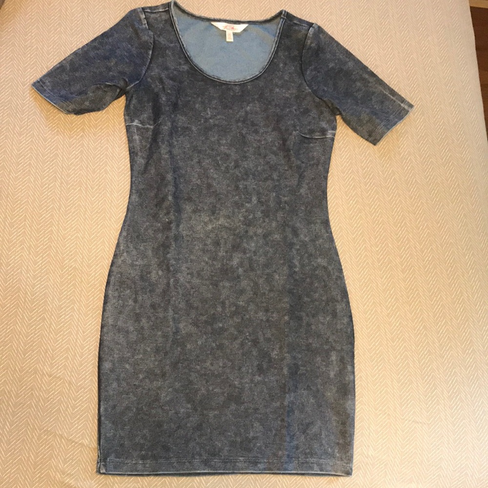 Worn one time - Jean stretchy mini dress